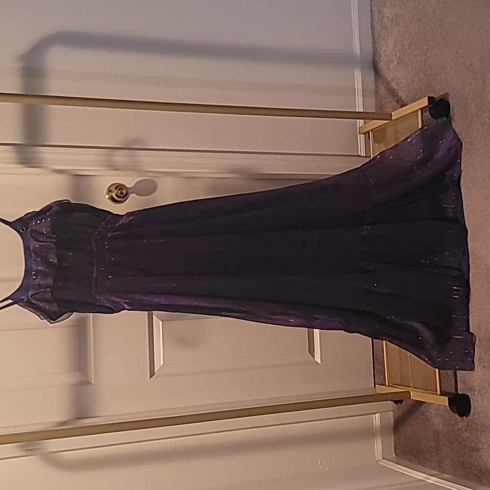 Express Elegant Purple Maxi Dress - Picture 5 of 6